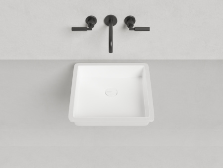 Раковина из искусственного камня S-Stone Salini MAREA 1802207MF 40х40 встраиваемая цвет мультиколор